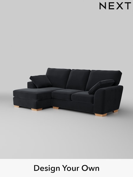 Plush Velvet Easy Clean/Charcoal Grey Stamford (H37052) | £1,799