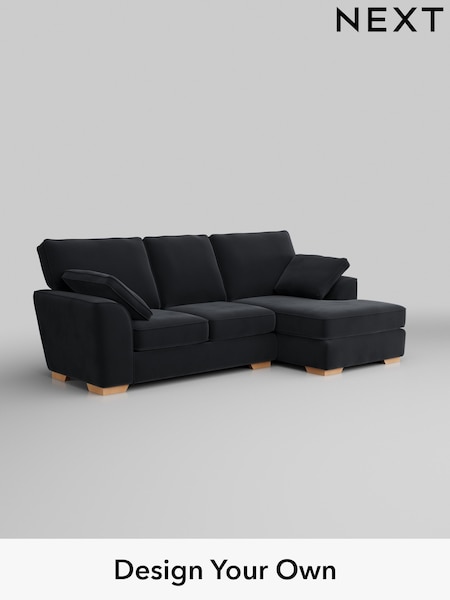 Plush Velvet Easy Clean/Charcoal Grey Stamford (H37052) | £1,799