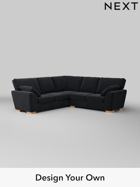 Plush Velvet Easy Clean/Charcoal Grey Stamford (H37052) | £2,350