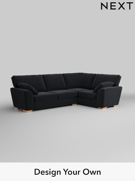 Plush Velvet Easy Clean/Charcoal Grey Stamford (H37052) | £2,075
