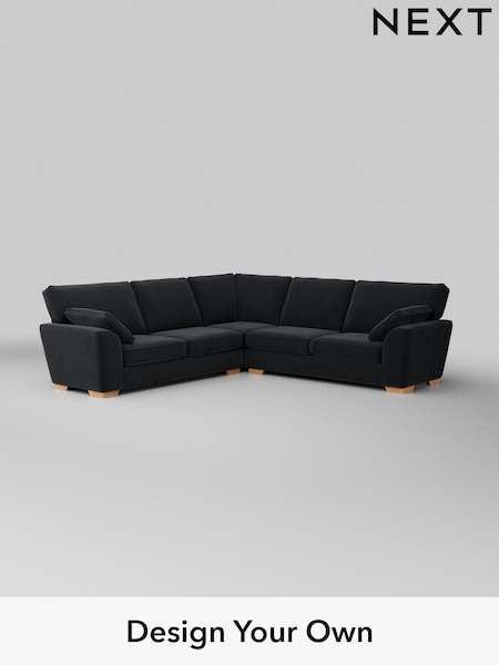 Plush Velvet Easy Clean/Charcoal Grey Stamford (H37052) | £2,550