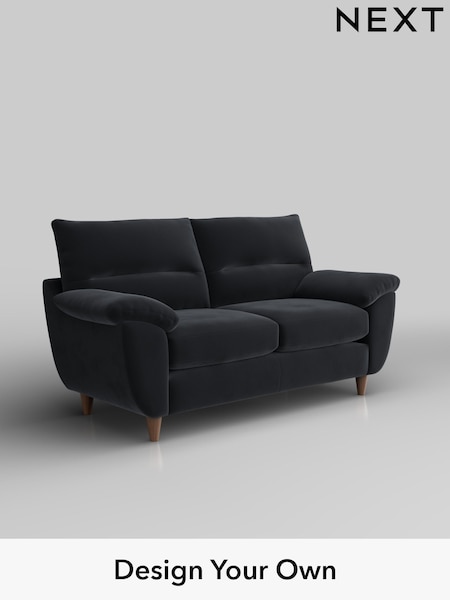 Plush Velvet Easy Clean/Charcoal Grey Elliot Highback (H37053) | £1,075