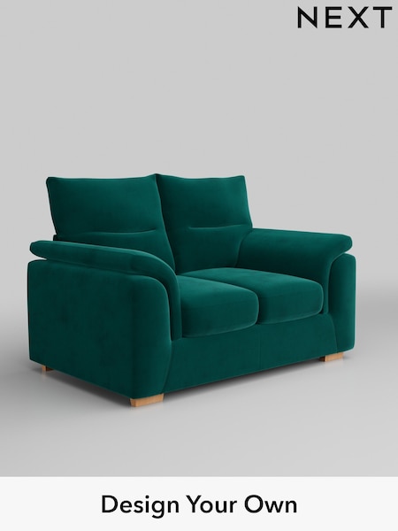 Plush Velvet Easy Clean/Juniper Green Hayden Highback (H37055) | £1,025