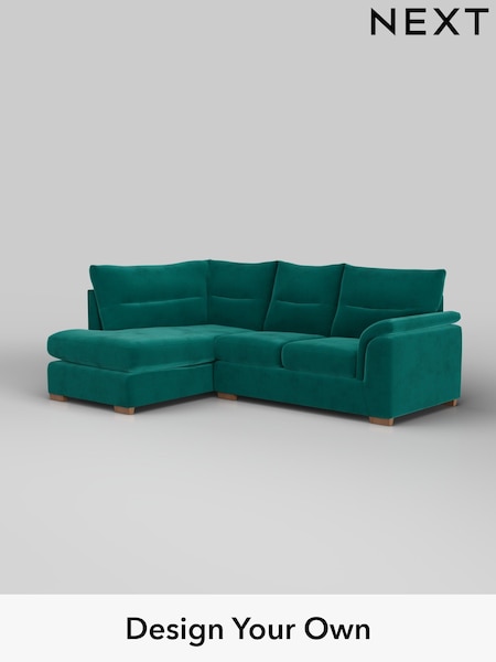 Plush Velvet Easy Clean/Juniper Green Hayden Highback (H37055) | £1,825