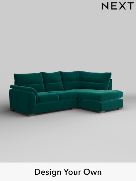 Plush Velvet Easy Clean/Juniper Green Hayden Highback (H37055) | £1,825