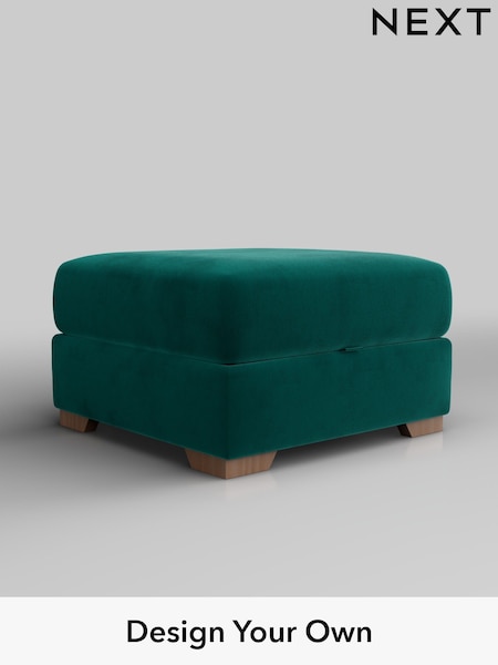 Plush Velvet Easy Clean/Juniper Green Houghton Deep Relaxed Sit (H37056) | £499