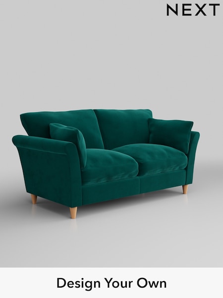 Plush Velvet Easy Clean/Juniper Green Hartley Relaxed Sit (H37057) | £1,175