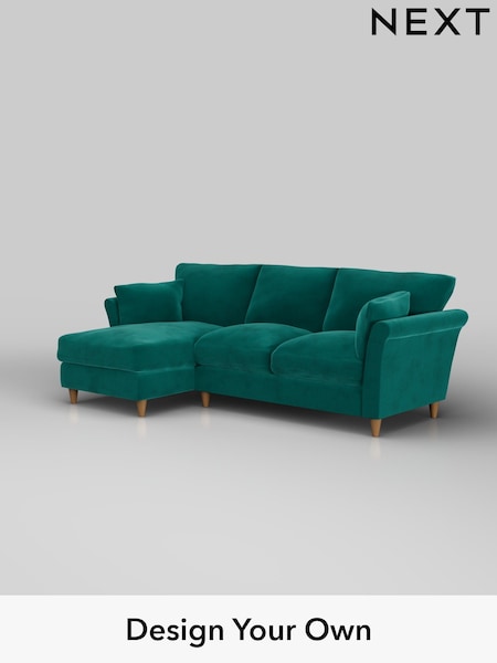 Plush Velvet Easy Clean/Juniper Green Hartley Relaxed Sit (H37057) | £1,899