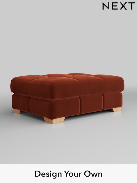 Plush Velvet Easy Clean/Ginger Orange Brooke Deep Sit (H37058) | £599