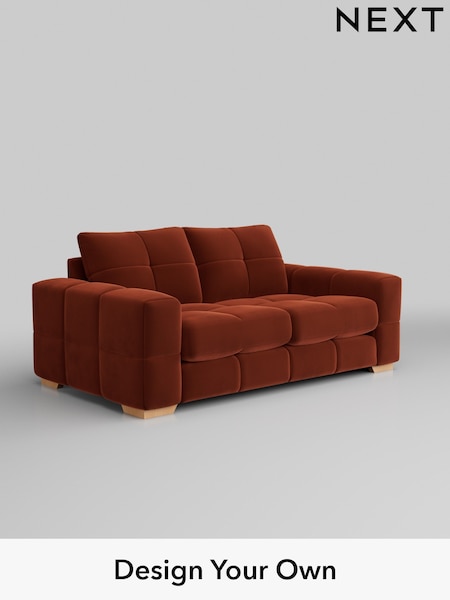 Plush Velvet Easy Clean/Ginger Orange Brooke Deep Sit (H37058) | £1,625