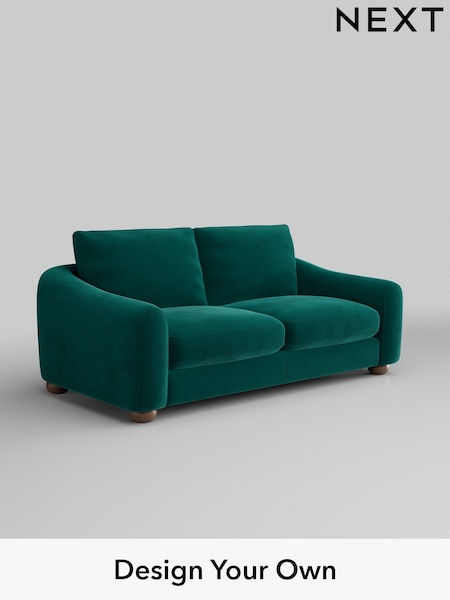 Plush Velvet Easy Clean/Juniper Green Arches (H37064) | £1,225