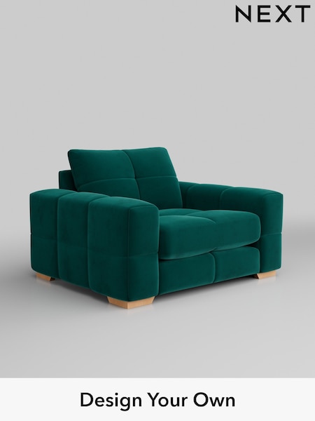 Plush Velvet Easy Clean/Juniper Green Brooke Deep Sit (H37065) | £1,325