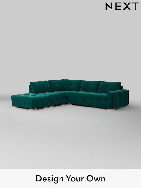 Plush Velvet Easy Clean/Juniper Green Brooke Deep Sit (H37065) | £2,825