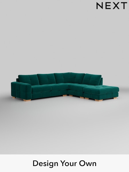 Plush Velvet Easy Clean/Juniper Green Brooke Deep Sit (H37065) | £2,825
