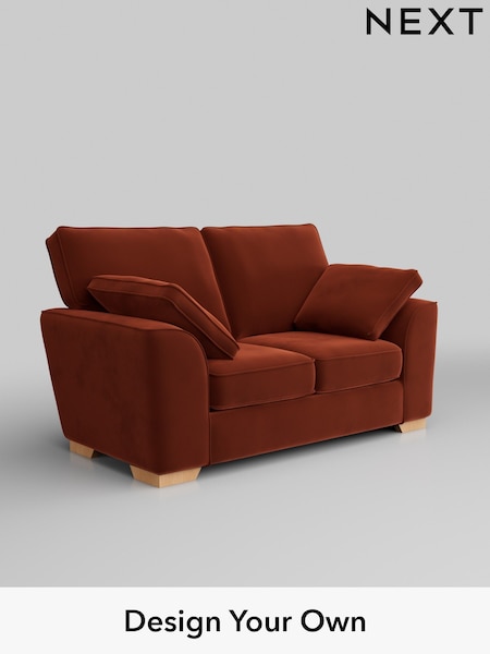 Plush Velvet Easy Clean/Ginger Orange Stamford (H37067) | £1,050