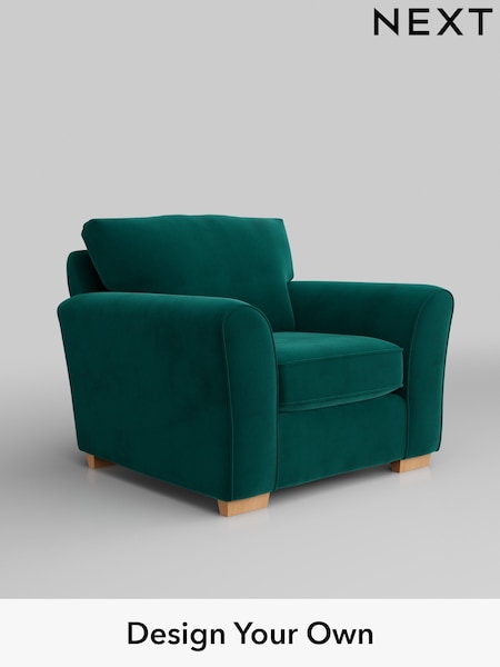 Plush Velvet Easy Clean/Juniper Green Michigan Ii (H37074) | £625