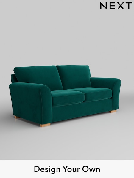 Plush Velvet Easy Clean/Juniper Green Michigan Ii (H37074) | £975