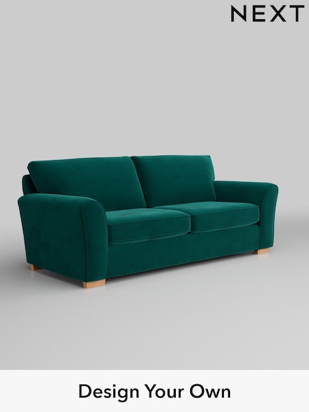 Plush Velvet Easy Clean/Juniper Green Michigan Ii (H37074) | £1,075