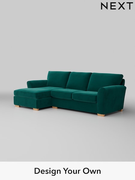 Plush Velvet Easy Clean/Juniper Green Michigan Ii (H37074) | £1,525