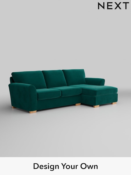 Plush Velvet Easy Clean/Juniper Green Michigan Ii (H37074) | £1,525