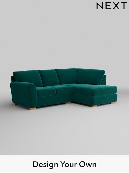 Plush Velvet Easy Clean/Juniper Green Michigan Ii (H37074) | £1,450