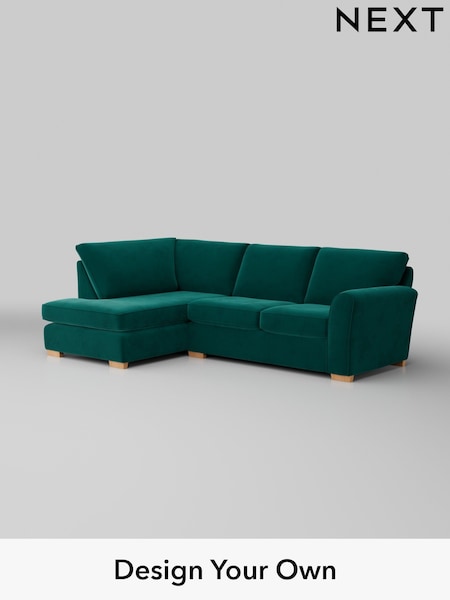 Plush Velvet Easy Clean/Juniper Green Michigan Ii (H37074) | £1,550