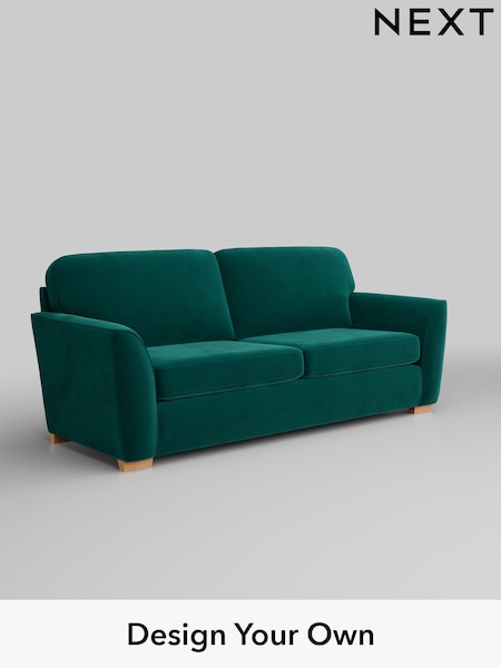 Plush Velvet Easy Clean/Juniper Green Malvern (H37075) | £1,175
