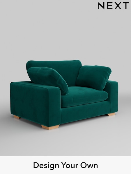 Plush Velvet Easy Clean/Juniper Green N Premium The Snuggle Grand (H37077) | £1,599