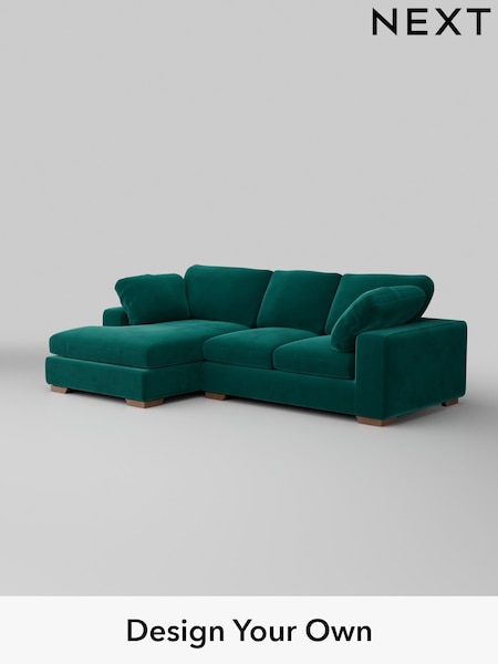 Plush Velvet Easy Clean/Juniper Green N Premium The Snuggle Grand (H37077) | £2,575