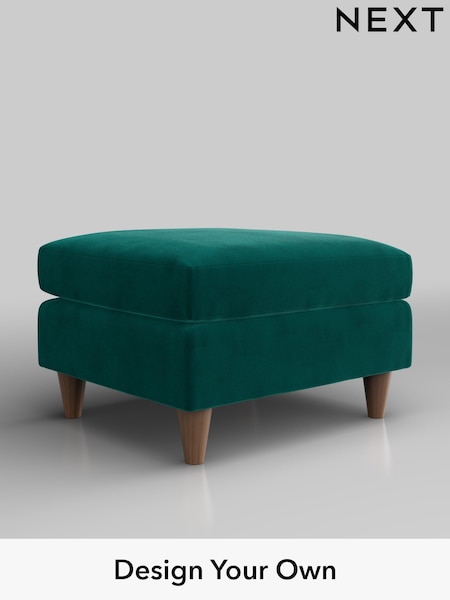 Plush Velvet Easy Clean/Juniper Green Elliot Highback (H37080) | £350