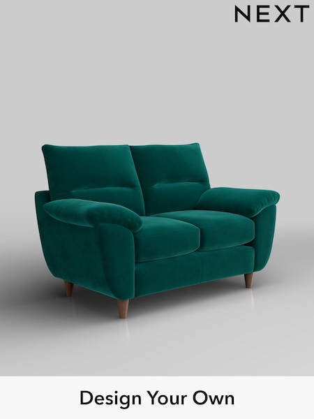 Plush Velvet Easy Clean/Juniper Green Elliot Highback (H37080) | £975