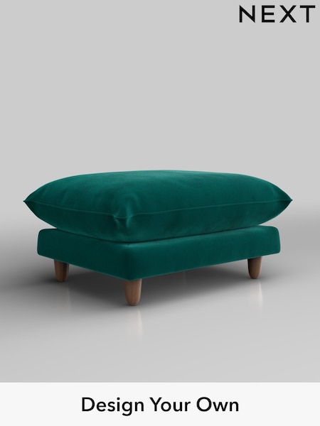 Plush Velvet Easy Clean/Juniper Green Noa Deep Relaxed Sit (H37082) | £525