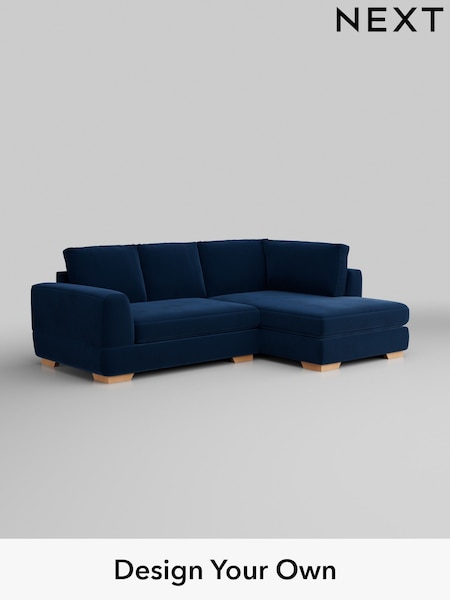 Plush Velvet Easy Clean/Navy Blue Clayton (H37085) | £1,725