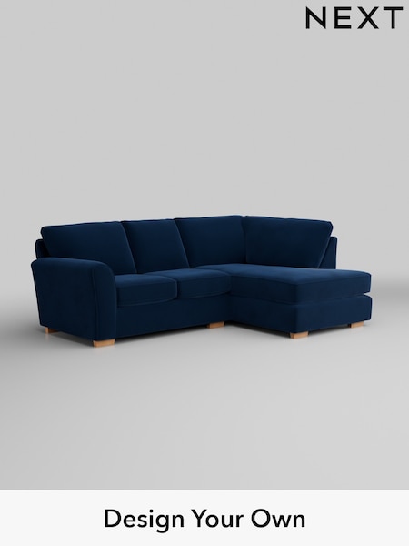 Plush Velvet Easy Clean/Navy Blue Michigan Ii (H37087) | £1,450