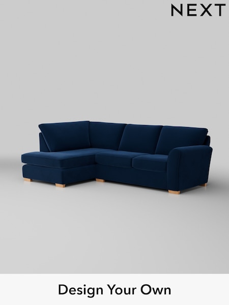 Plush Velvet Easy Clean/Navy Blue Michigan Ii (H37087) | £1,550