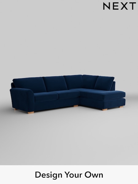 Plush Velvet Easy Clean/Navy Blue Michigan Ii (H37087) | £1,650