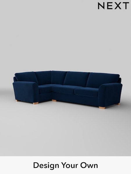 Plush Velvet Easy Clean/Navy Blue Michigan Ii (H37087) | £1,675