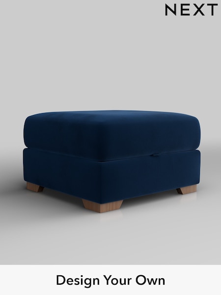 Plush Velvet Easy Clean/Navy Blue Houghton Deep Sit (H37090) | £499
