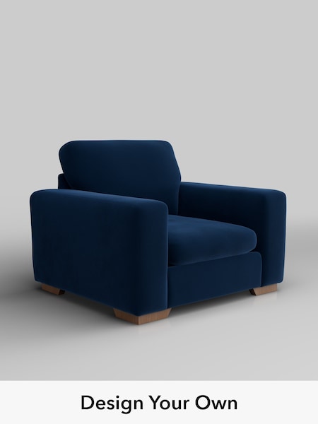 Plush Velvet Easy Clean/Navy Blue Houghton Deep Sit (H37090) | £875