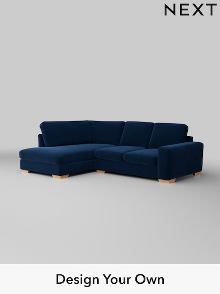 Plush Velvet Easy Clean/Navy Blue Houghton Deep Sit (H37090) | £2,099