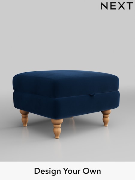 Plush Velvet Easy Clean/Navy Blue Mallory (H37091) | £475