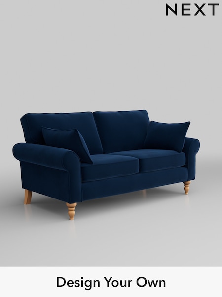 Plush Velvet Easy Clean/Navy Blue Mallory (H37091) | £899