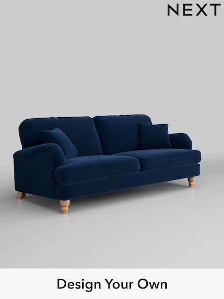 Plush Velvet Easy Clean/Navy Blue Lilly Ii (H37095) | £1,050