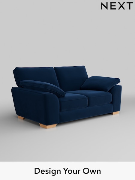 Plush Velvet Easy Clean/Navy Blue Stamford Grand Relaxed Sit (H37097) | £1,625