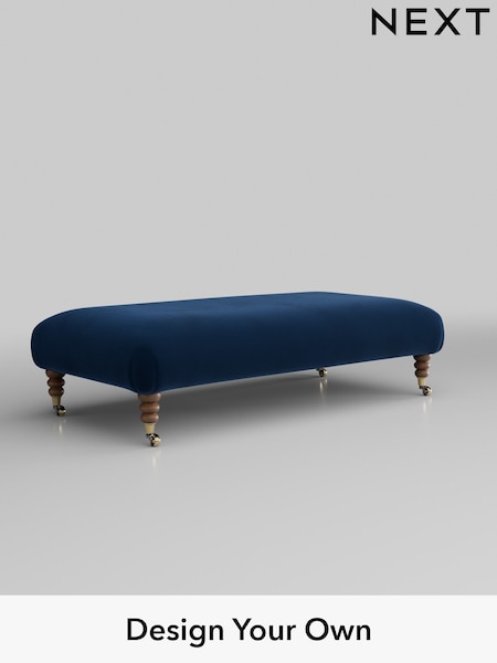 Plush Velvet Easy Clean/Navy Blue Erin Deep Relaxed Sit (H37099) | £475
