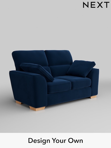 Plush Velvet Easy Clean/Navy Blue Stamford Highback (H37100) | £1,099