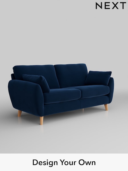 Plush Velvet Easy Clean/Navy Blue Wilson (H37101) | £999
