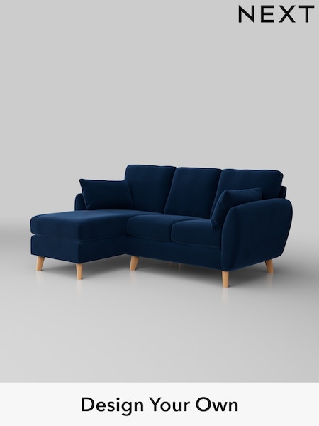 Plush Velvet Easy Clean/Navy Blue Wilson (H37101) | £1,499