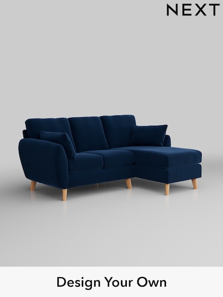 Plush Velvet Easy Clean/Navy Blue Wilson (H37101) | £1,499