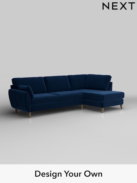 Plush Velvet Easy Clean/Navy Blue Wilson (H37101) | £1,699